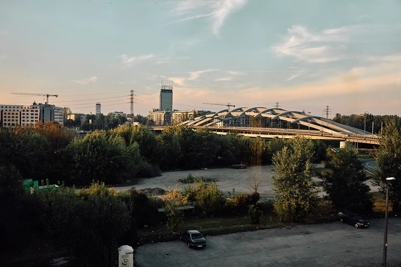 Dziki parking przed wykonaniem parku (2012)